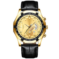 Golden-Leather Strap